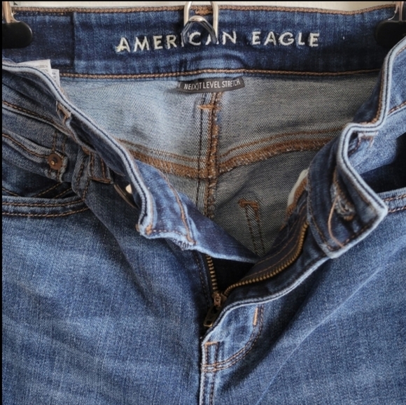 ❤[3/$35] AE Next Level Slim Straight Jean Cropped Petite Length - Picture 8 of 9